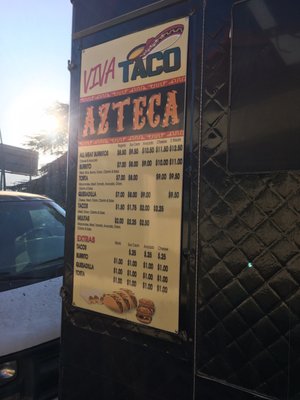 Menu photo 8 Viva Taco Azteca Los Angeles, CA