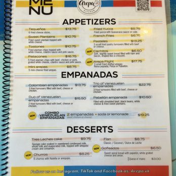 Arepa Venezuelan Kitchen - Menu - Venezuelan Near Me - Seattle, Washington