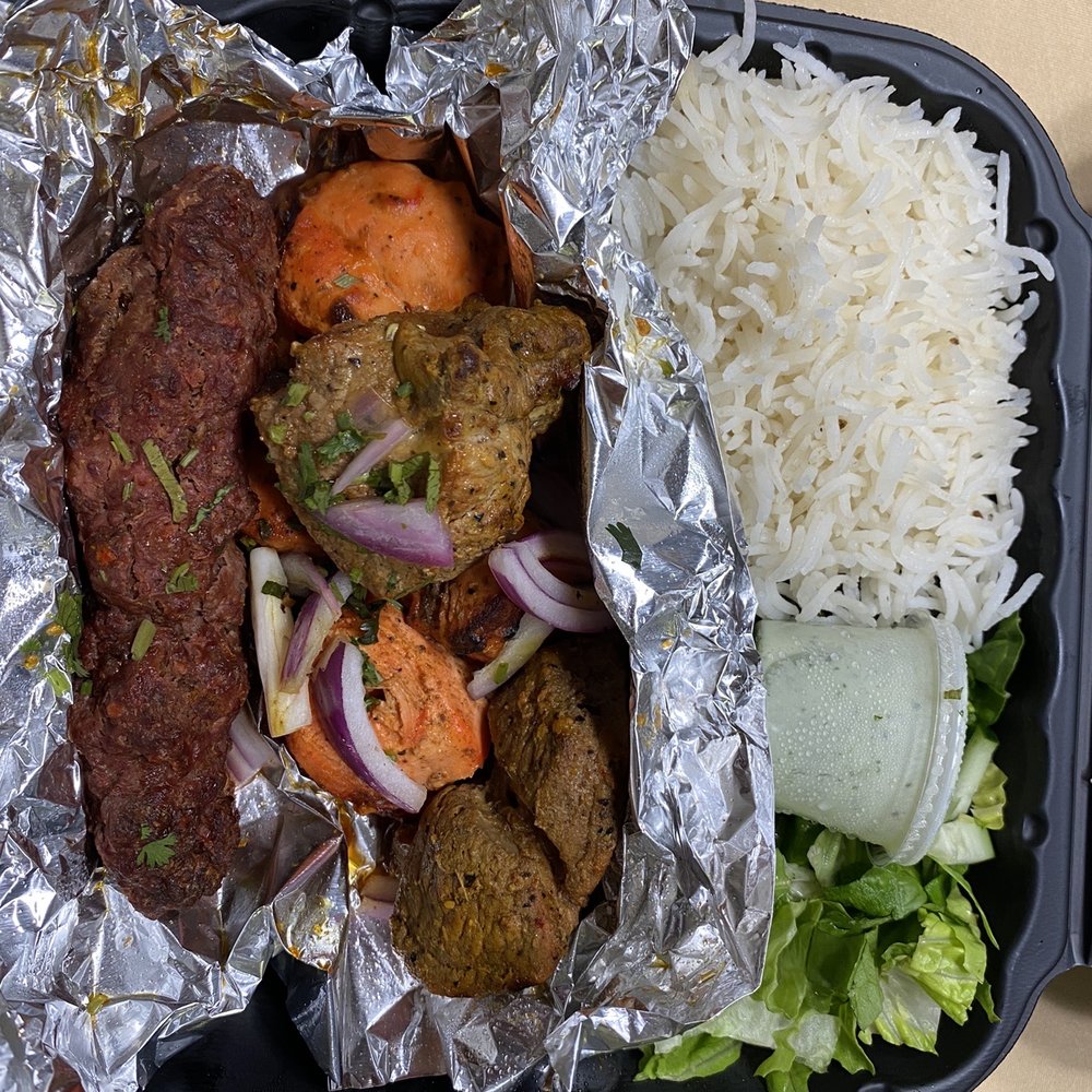 Royal Kabab - Combo Kabob Dinner (beef, chicken, lamb) - Indian Near Me - Gambrills, Maryland
