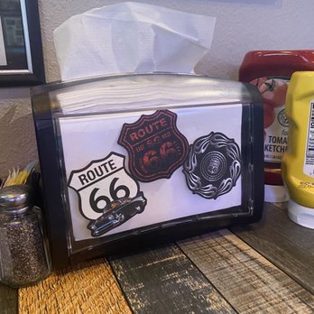 Chappy's - Route 66 Napkin Dispenser - Burgers Near Me - Edwardsville, Illinois