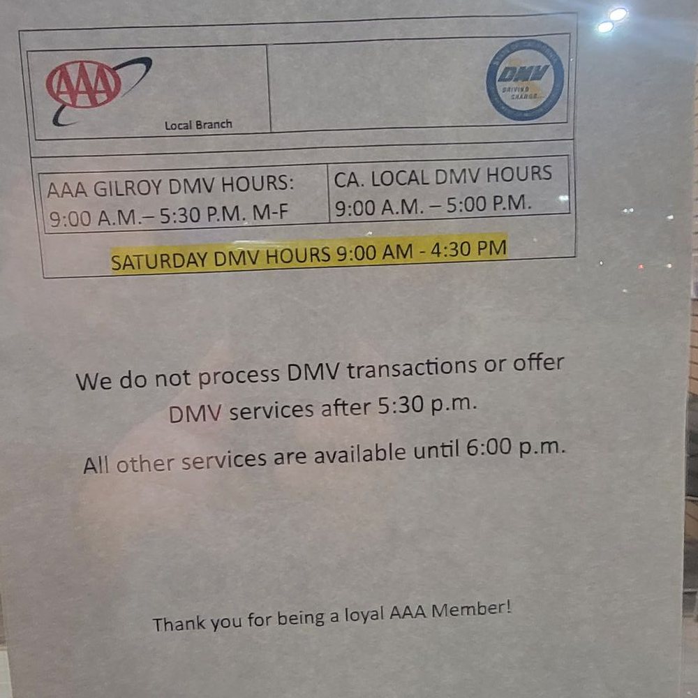 The website doesn't have hours for Dmv, are open 9am-5:30 pm Monday- Friday, Saturday 9am-4:30pm, The website doesn't have hours for Dmv, are open 9am-5:30 pm Monday- Friday, Saturday 9am-4:30pm,