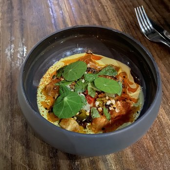 S.K.Y. - Salmon crudo - New American Near Me - Chicago, Illinois