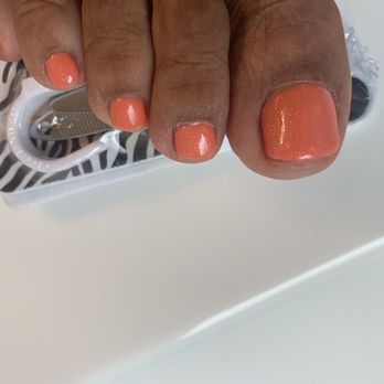 Katy Nails - Pedicure with gel polish by Chelsea (nice massage too) - Nail Salons Near Me - Katy, Texas