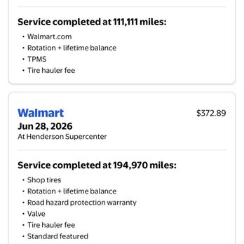 Walmart Auto Care Centers - Services on same car in different states - Tires Near Me - Gastonia, North Carolina Walmart Auto Care Centers - Services on same car in different states - Tires Near Me - Gastonia, North Carolina