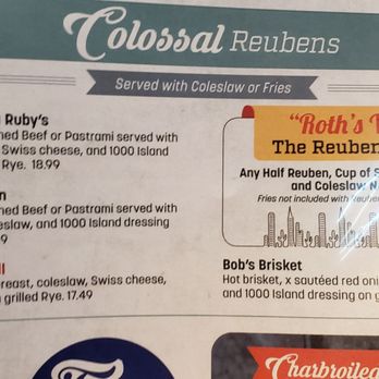 Chompie's - Menu - Reubens - Delis Near Me - Scottsdale, Arizona