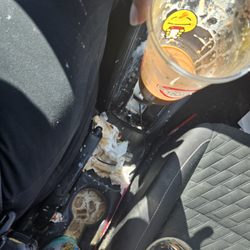 Scooter's Coffee - Spilt coffee