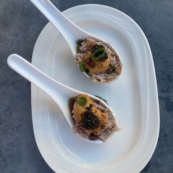 2nd Jetty Seafood - Happy Spoons Tuna, Uni and Caviar - Seafood Near Me - Sea Bright, New Jersey