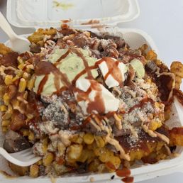 Cheese Skirt Fries with Steak $20