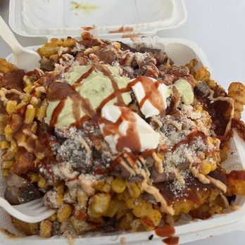 Jeramiahs - Cheese Skirt Fries with Steak $20 - Guamanian Near Me