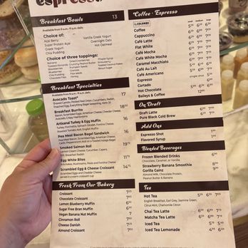 Espresso - Menu - Cafes Near Me - Las Vegas, Nevada