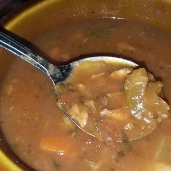 Jacks by the Tracks - Manhattan clam chowder with each spoonful producing clams!  I loved this! - American Near Me - Belmar, New Jersey