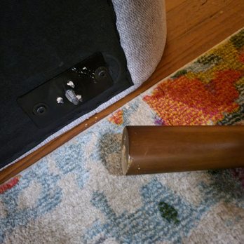 We Like To Move It Movers - Broken sofa leg - Movers Near Me We Like To Move It Movers - Broken sofa leg - Movers Near Me