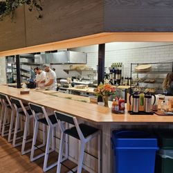 Odell's Bagel - View of counter and kitchen