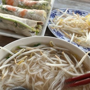 Pho Da - Pho tai with spring rolls once Again - Vietnamese Near Me - Rosemead, California