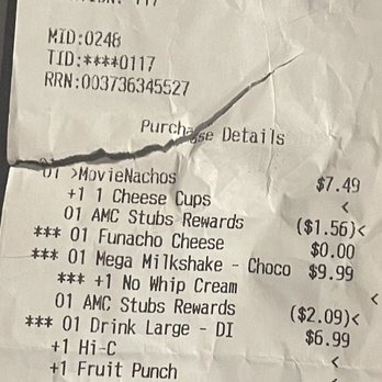 AMC Fullerton 20 - Receipt - Cinema Near Me - Fullerton, California AMC Fullerton 20 - Receipt - Cinema Near Me - Fullerton, California