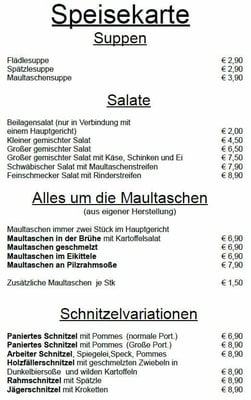 Menu photo 2 Schützenhaus Sondelfingen Reutlingen, BW Menu photo 2 Schützenhaus Sondelfingen Reutlingen, BW
