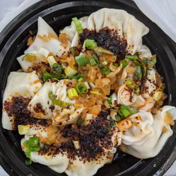 White Bear - wontons in spicy chili oil #6 - Chinese Near Me - Flushing, New York White Bear - wontons in spicy chili oil #6 - Chinese Near Me - Flushing, New York