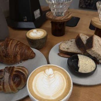 La Cabra - Espresso w/ Milk, Croissant, Cardamom Bun, Bread w/ Brown Butter - Bakeries Near Me - New York, New York