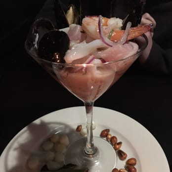 Los Andes Restaurant - Ceviche. As a cilantro hater, I still approve of this dish. - Latin American Near Me - Providence, Rhode Island