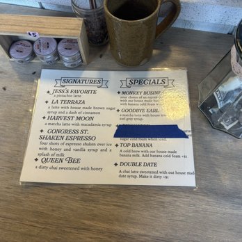 Garden Coffee - Menu - Cafes Near Me - San Diego, California