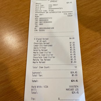 Randy's Donuts - Receipt - Coffee & Tea Near Me - Las Vegas, Nevada Randy's Donuts - Receipt - Coffee & Tea Near Me - Las Vegas, Nevada