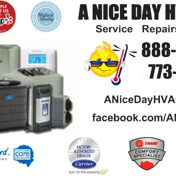 A Nice Day HVAC - Heating & Air Conditioning/HVAC Near Me A Nice Day HVAC - Heating & Air Conditioning/HVAC Near Me