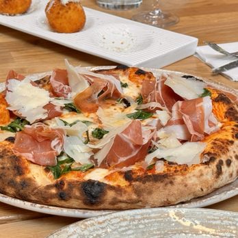 Claudios Table - Prosciutto e Parmigiano Pizza - Italian Near Me - Washington, DC, District of Columbia Claudios Table - Prosciutto e Parmigiano Pizza - Italian Near Me - Washington, DC, District of Columbia