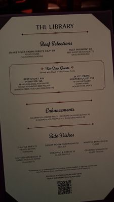 Menu photo 5 The Library Las Vegas, NV Menu photo 5 The Library Las Vegas, NV