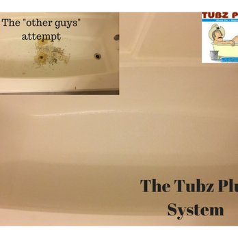 Tubz Plus - Cracked fiberglass tub before & after! - Refinishing Services Near Me - Thomasville, Georgia Tubz Plus - Cracked fiberglass tub before & after! - Refinishing Services Near Me - Thomasville, Georgia