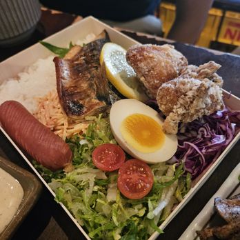Izakaya Fuku - Mackerel Bento Box - Japanese Near Me - Jackson Heights, New York Izakaya Fuku - Mackerel Bento Box - Japanese Near Me - Jackson Heights, New York