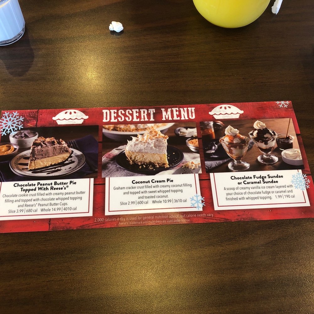 Bob Evans - Dessert Menu - Breakfast & Brunch Near Me - Aberdeen, Maryland Bob Evans - Dessert Menu - Breakfast & Brunch Near Me - Aberdeen, Maryland