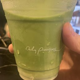 Iced matcha latte Iced matcha latte