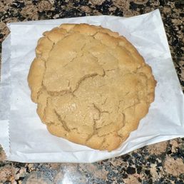 Suga's Cakery - Yes-it might be the worlds largest peanut butter cookie. My husband already has the chocolate chip one in his possession.!!!! - cookie, chocolate chip cookies, chocolate, food, cookies, chip, dessert, butter, peanut, peanut butter cookie - Bakeries Near Me - Pflugerville, Texas