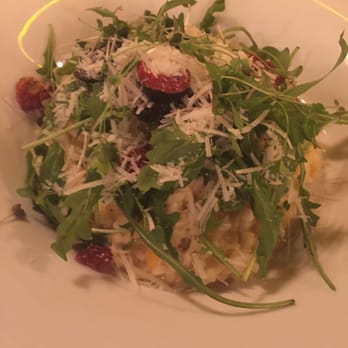 Brasserie Sixty6 - Butternut squash risotto, usually has sugared walnuts but instead had black olives and coriander? Was a bit of an unpleasant combination. - Brasseries Near Me - Dublin, D
