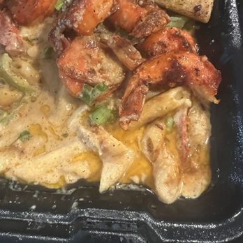 Where's the Jerk? - Honey Jerk Shrimp Rasta Pasta - Caribbean Near Me - Durham, North Carolina Where's the Jerk? - Honey Jerk Shrimp Rasta Pasta - Caribbean Near Me - Durham, North Carolina