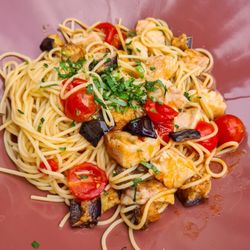 Aria - Spaghetti mit Schwertfisch