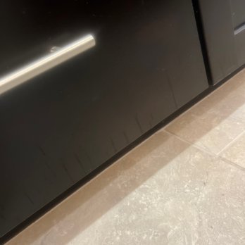 Infinity Carpet Care - Stains on my cabinets from where slipped solution carelessly on them! This does not come off!! - Carpet Cleaning Near Me - Roseville, California