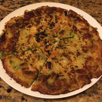 Garlic & Ginger - Seafood Pancake - Korean Near Me - Gainesville, Florida Garlic & Ginger - Seafood Pancake - Korean Near Me - Gainesville, Florida