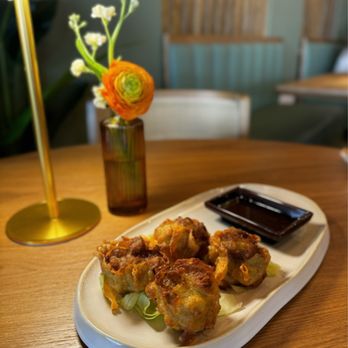 Thai's Thumbz - Pork and shrimp fried dumplings - Thai Near Me - Sugar Land, Texas