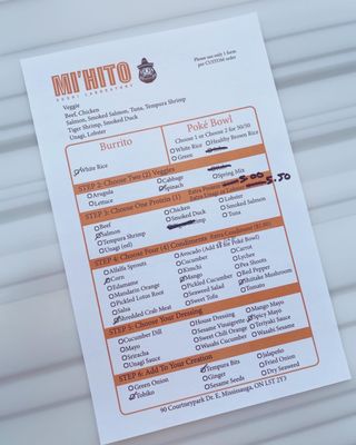 Menu photo 3 Mi'hito Japanese Kitchen Mississauga, ON