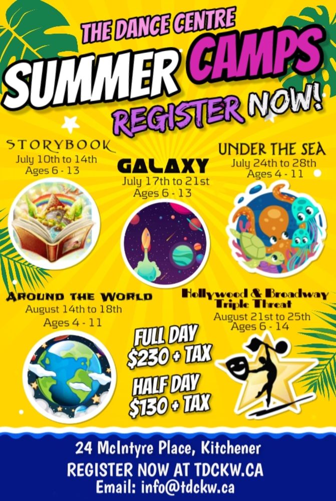 THE DANCE CENTRE Updated June 2024 24 McIntyre Pl, Kitchener