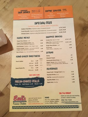 Menu photo 2 Ezell's Famous Chicken Bellevue, WA Menu photo 2 Ezell's Famous Chicken Bellevue, WA