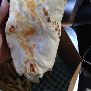 green Restaurant - Huge "Monster Burrito. I came at it from both sides! - Vegan Near Me - Phoenix, Arizona
