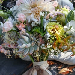 Harvest Moon Flower Farm - Bridal bouquet with succulents
