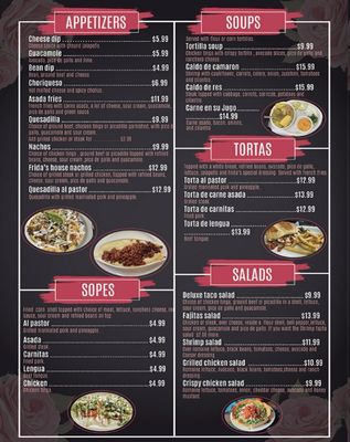 Menu photo 6 Frida's House Mexican Food Gillette, WY