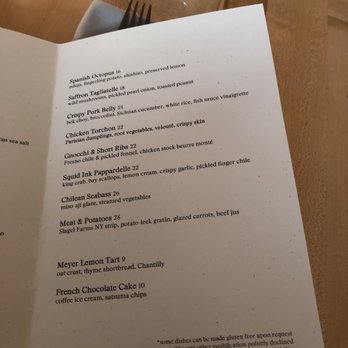 Santo Cielo - Menu - New American Near Me - Naperville, Illinois