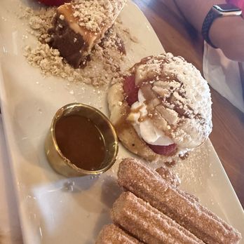 Cocina 35 - 3 desserts plate - Mexican Near Me - San Diego, California Cocina 35 - 3 desserts plate - Mexican Near Me - San Diego, California