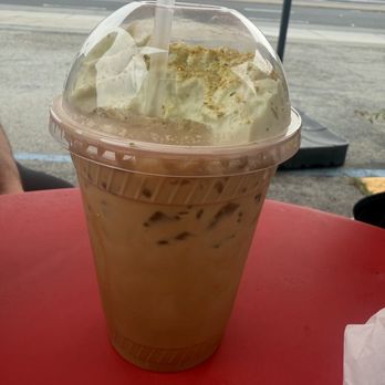 Zorek - Pistachio latte - Cafes Near Me - San Bruno, California Zorek - Pistachio latte - Cafes Near Me - San Bruno, California