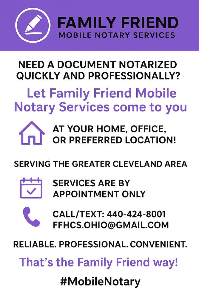 Family Friend Home Care Solutions - home care agency in Cleveland, OH