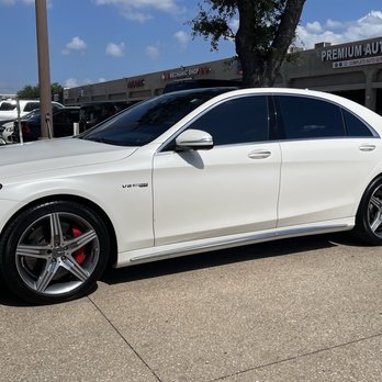 Alta Mere - Windows freshly tinted - Car Window Tinting Near Me - Plano, Texas